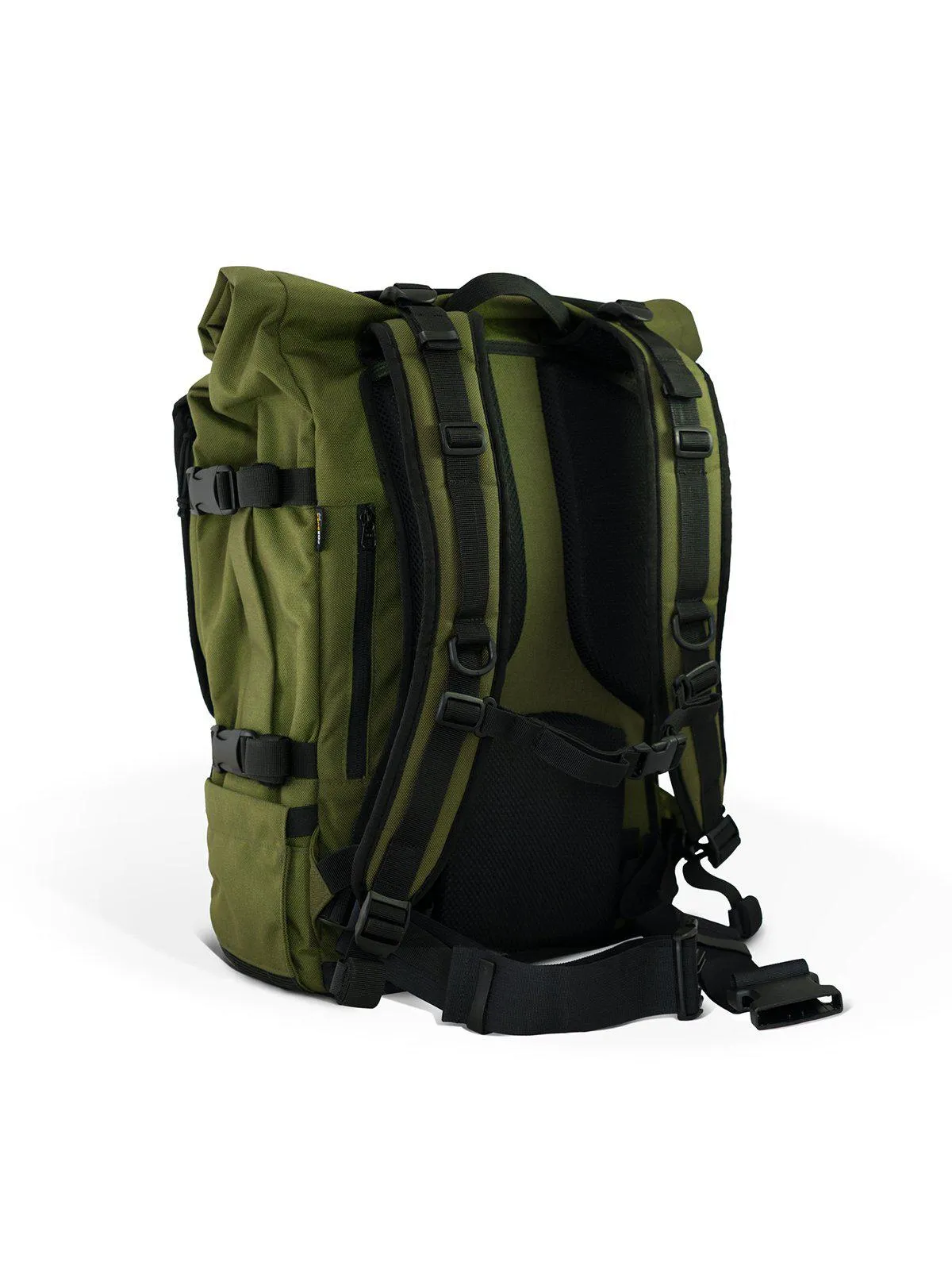 Life Behind Bars The Peloton Rolltop Backpack 30-42L Olive