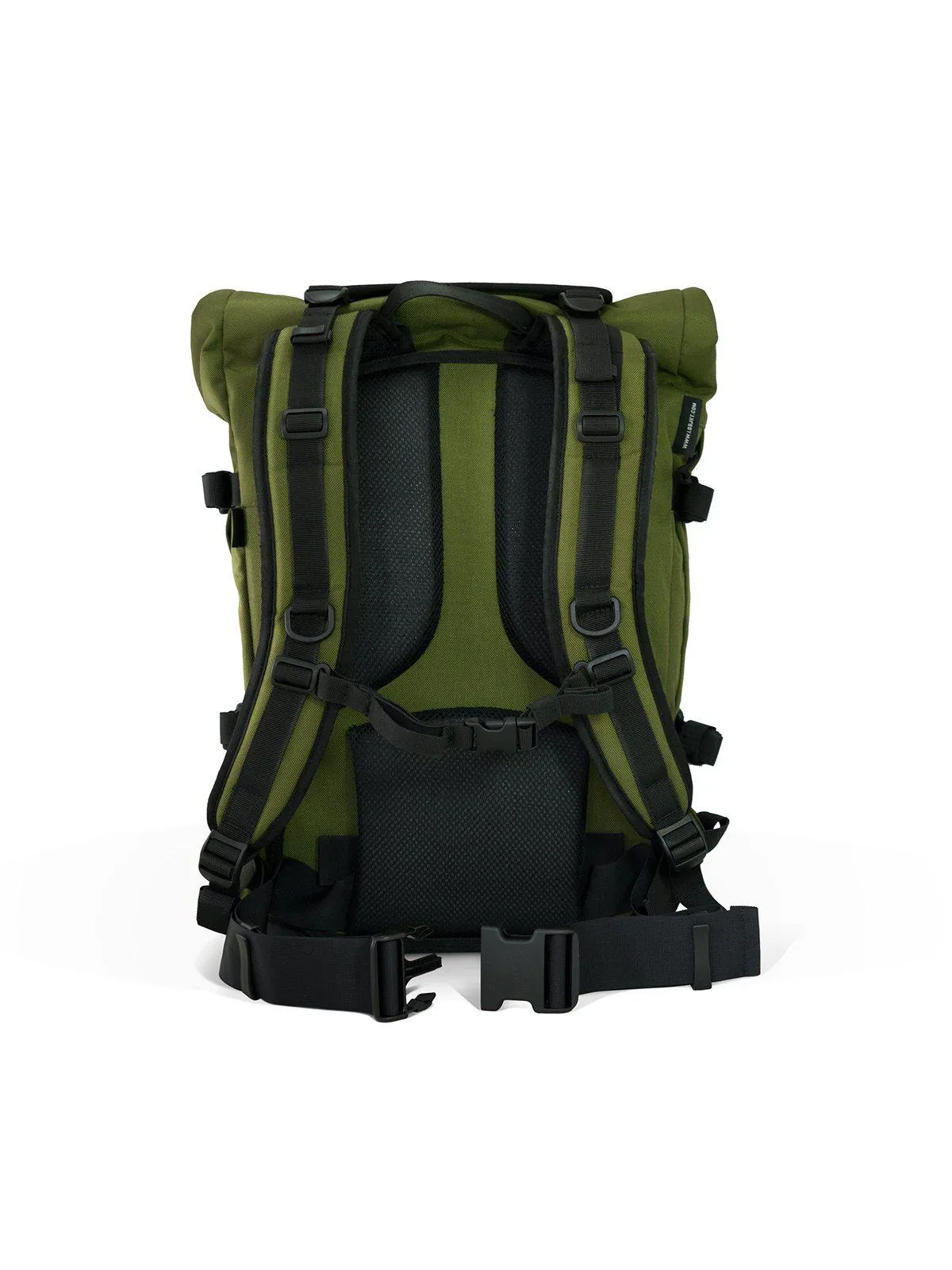 Life Behind Bars The Peloton Rolltop Backpack 30-42L Olive