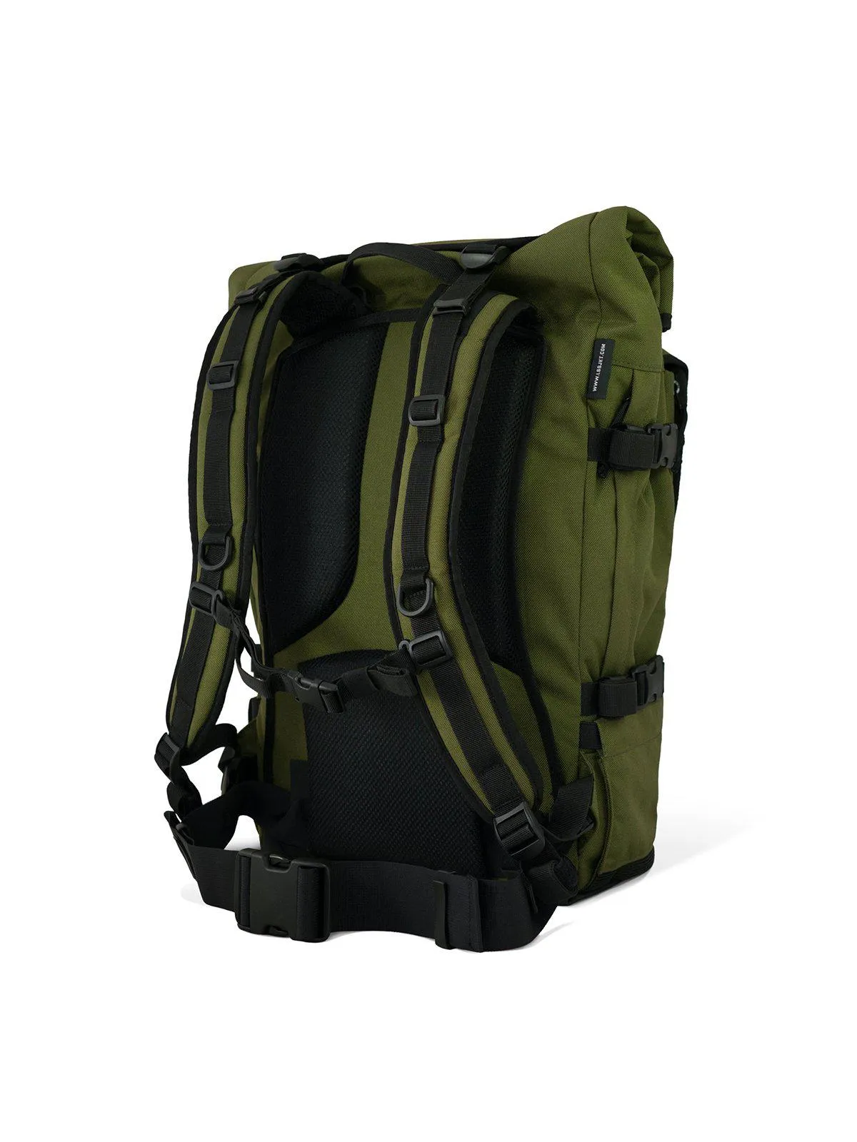 Life Behind Bars The Peloton Rolltop Backpack 30-42L Olive