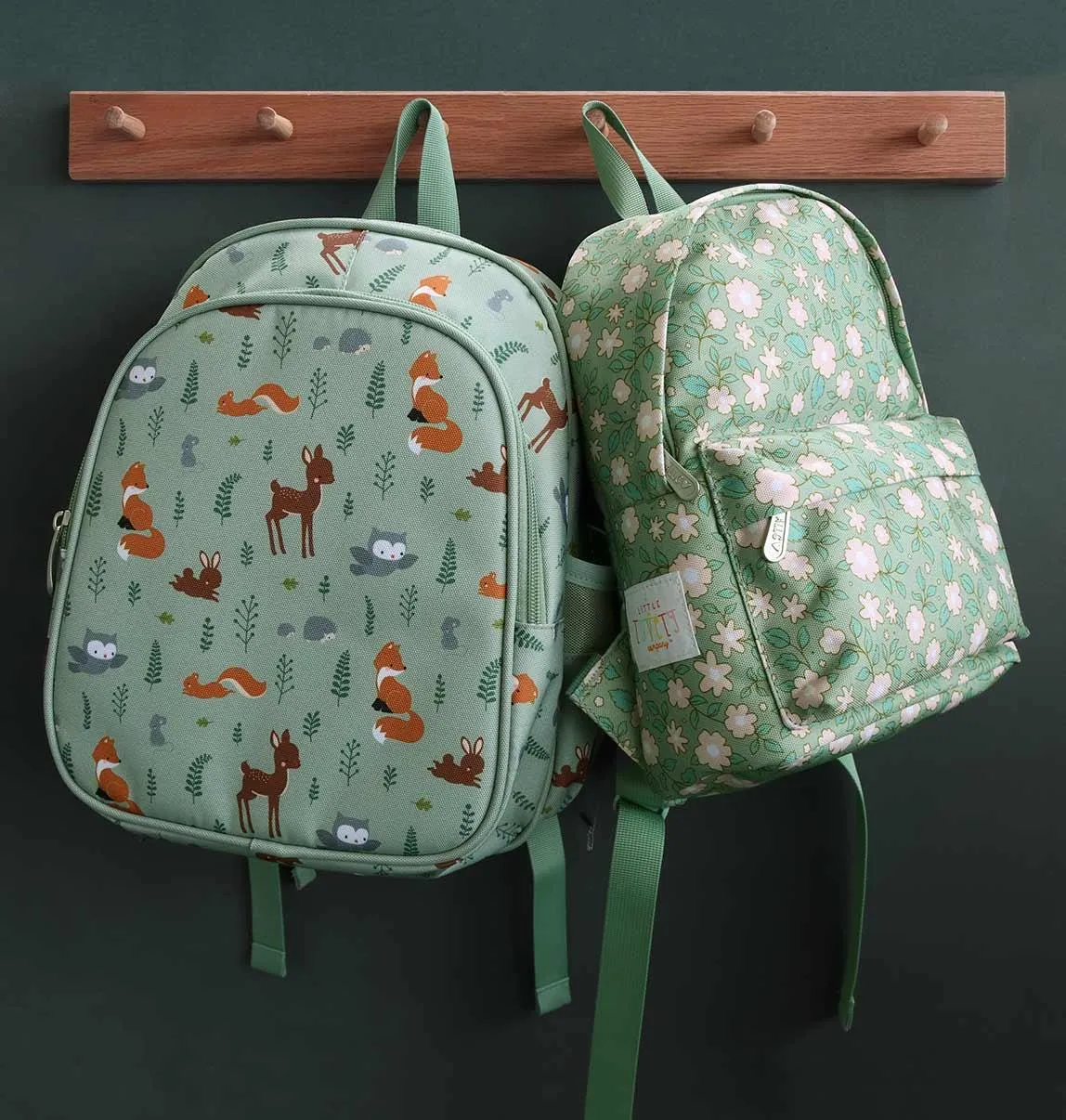 Little Backpack - Blossoms Sage