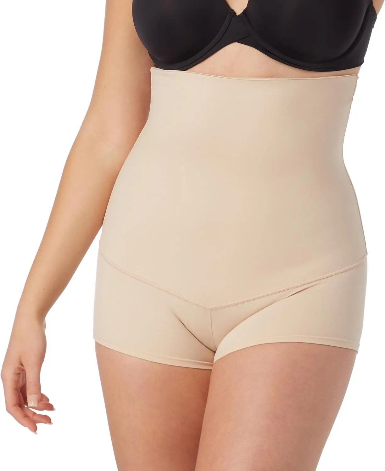 Maidenform Women's Shapewear Underwear, High-Waisted Body Shaper Shorts, Shapewear Tummy Control Boyshort