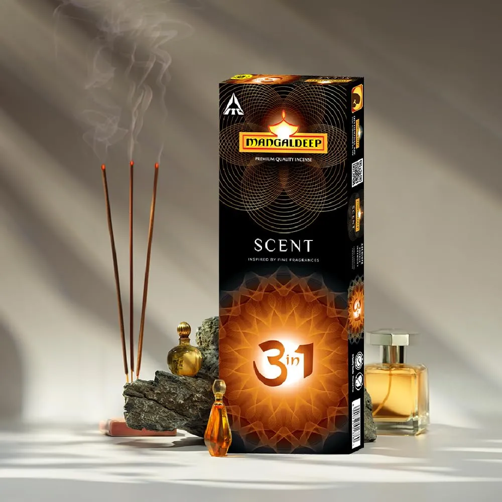 Mangaldeep Scent 3 in 1 with Infused Fragrances - Rs .125-213 Gms