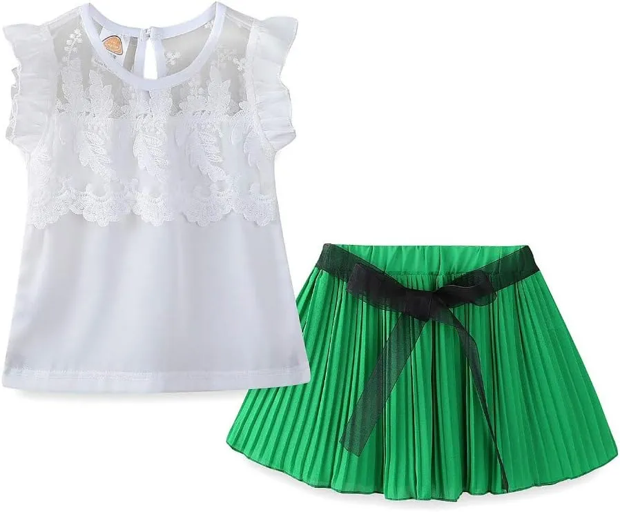 Mud Kingdom Toddler Girls Sleeveless Tank Top and Shorts Set 2 Piece Floral Casual Summer Outfits