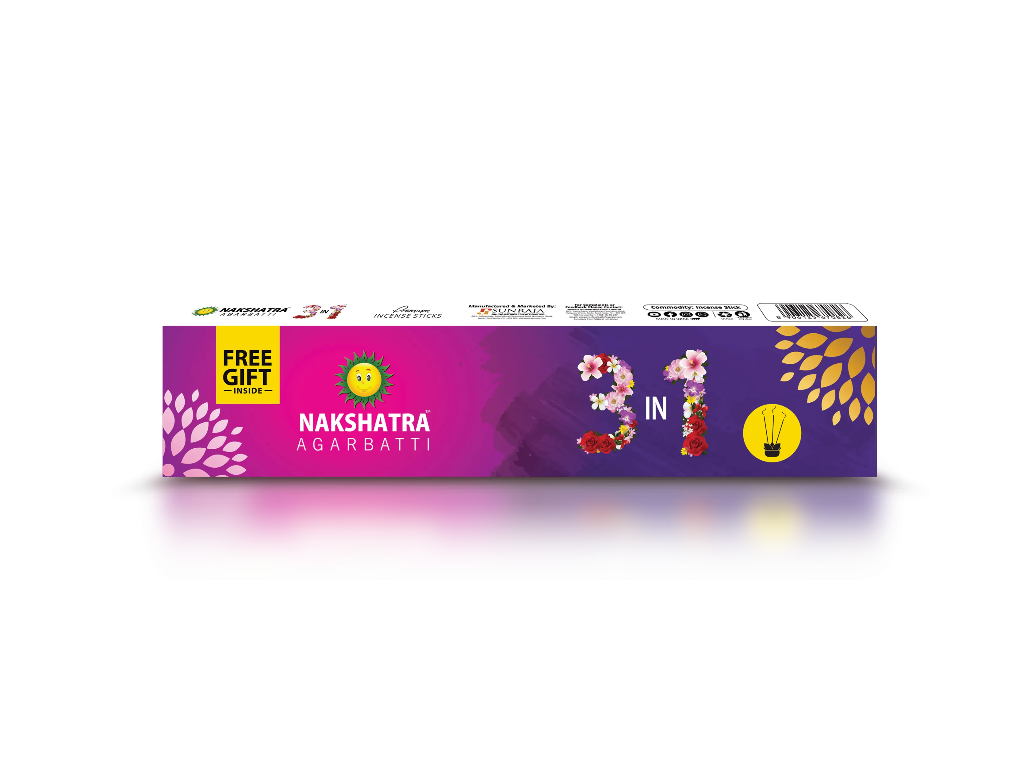 Nakshatra Agarbatti 3 in 1 Pack of 3