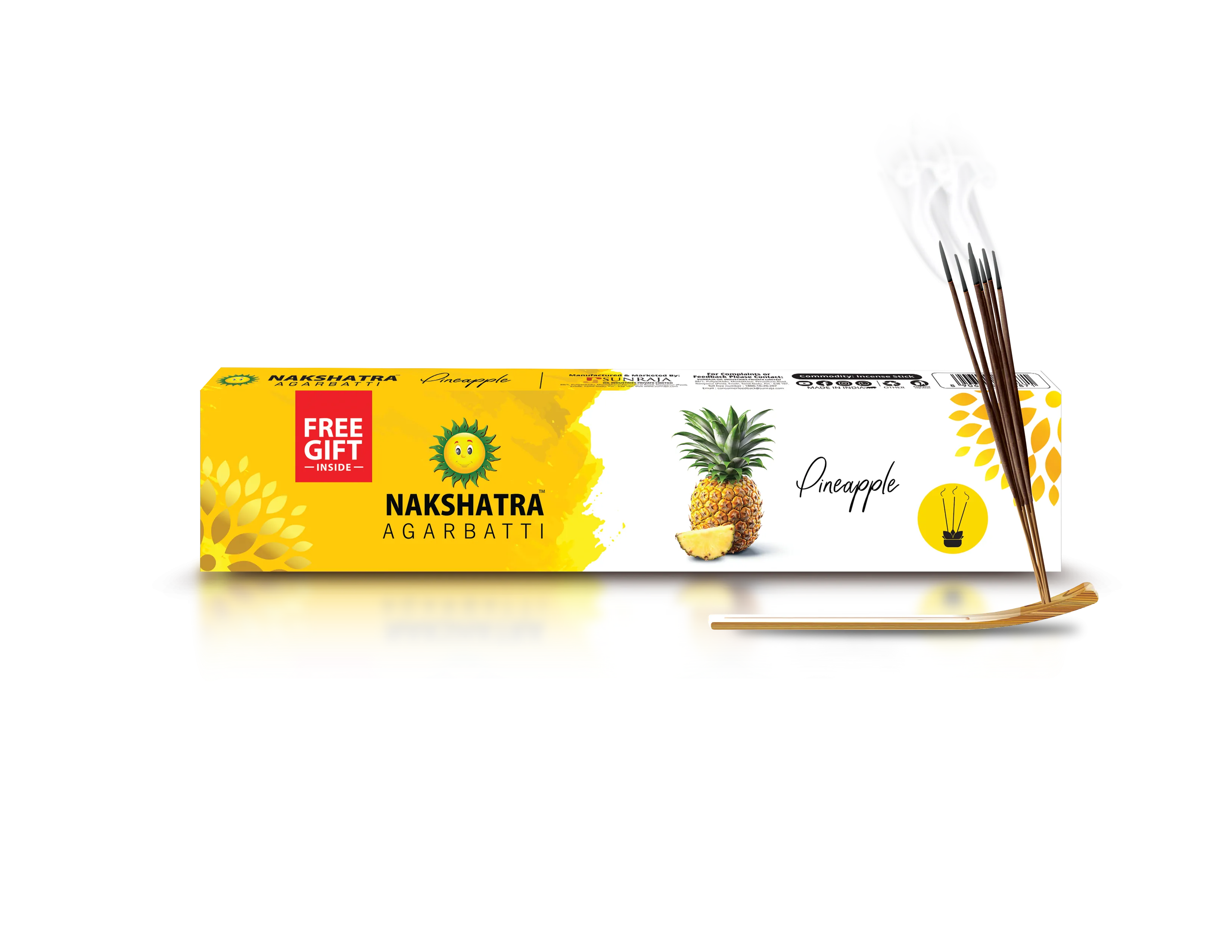 Nakshatra Agarbatti Pineapple Pack of 3