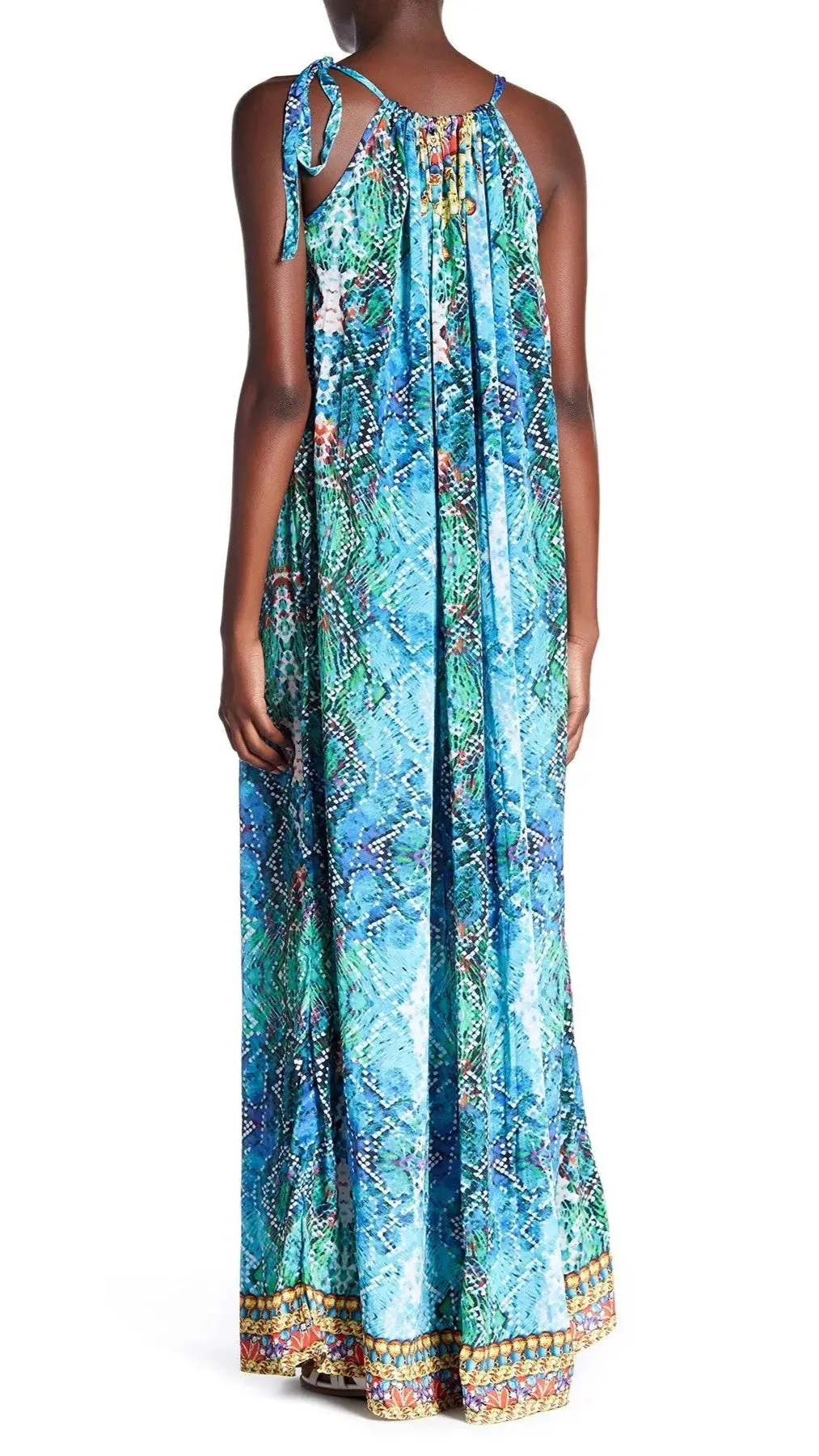 Neck Lace Hatler Neck Dress For Beach Cover Up