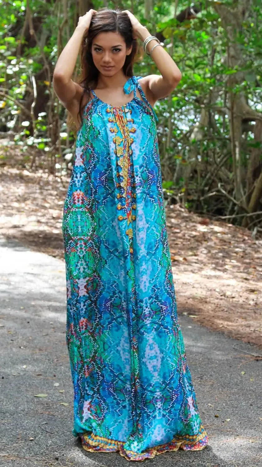 Neck Lace Hatler Neck Dress For Beach Cover Up