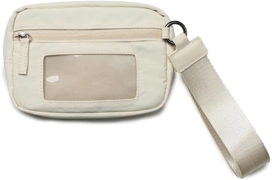 Niction Quilted Nylon Clutch Purses for Women Wristlet Wallets with 3 Zipper Wrist Wallet Coin Purse with Phone Organizer