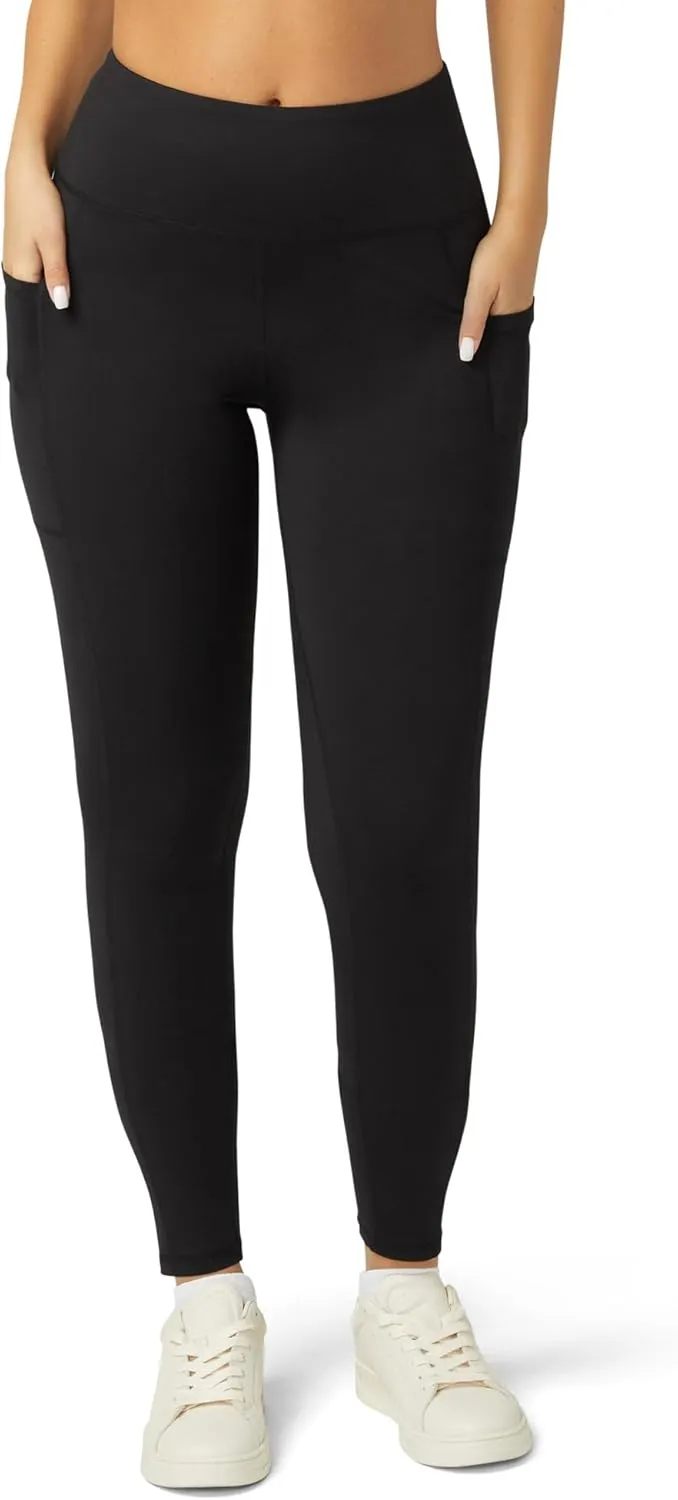 No Nonsense Leggings for Women with Tummy Control and Pockets, Athletic High Waist Yoga Pants