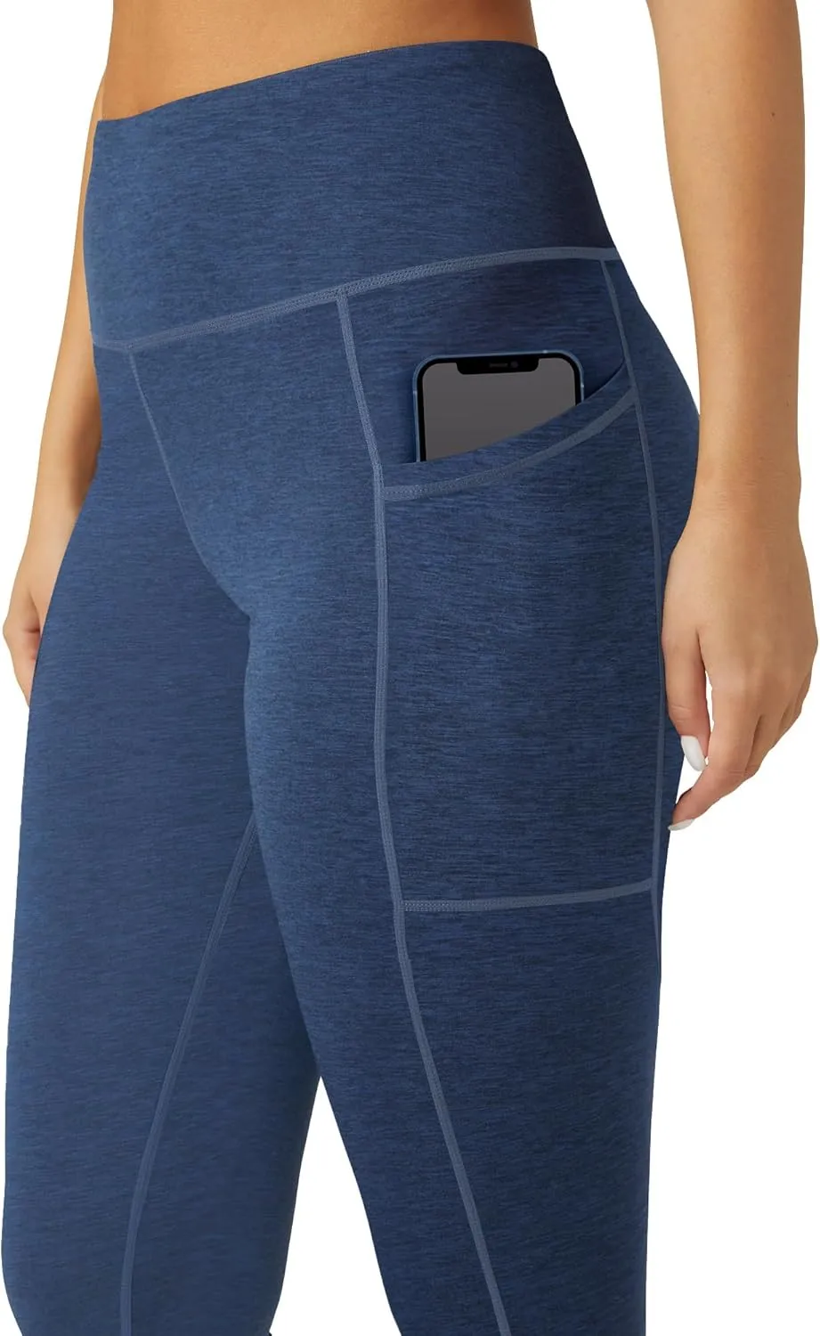 No Nonsense Leggings for Women with Tummy Control and Pockets, Athletic High Waist Yoga Pants