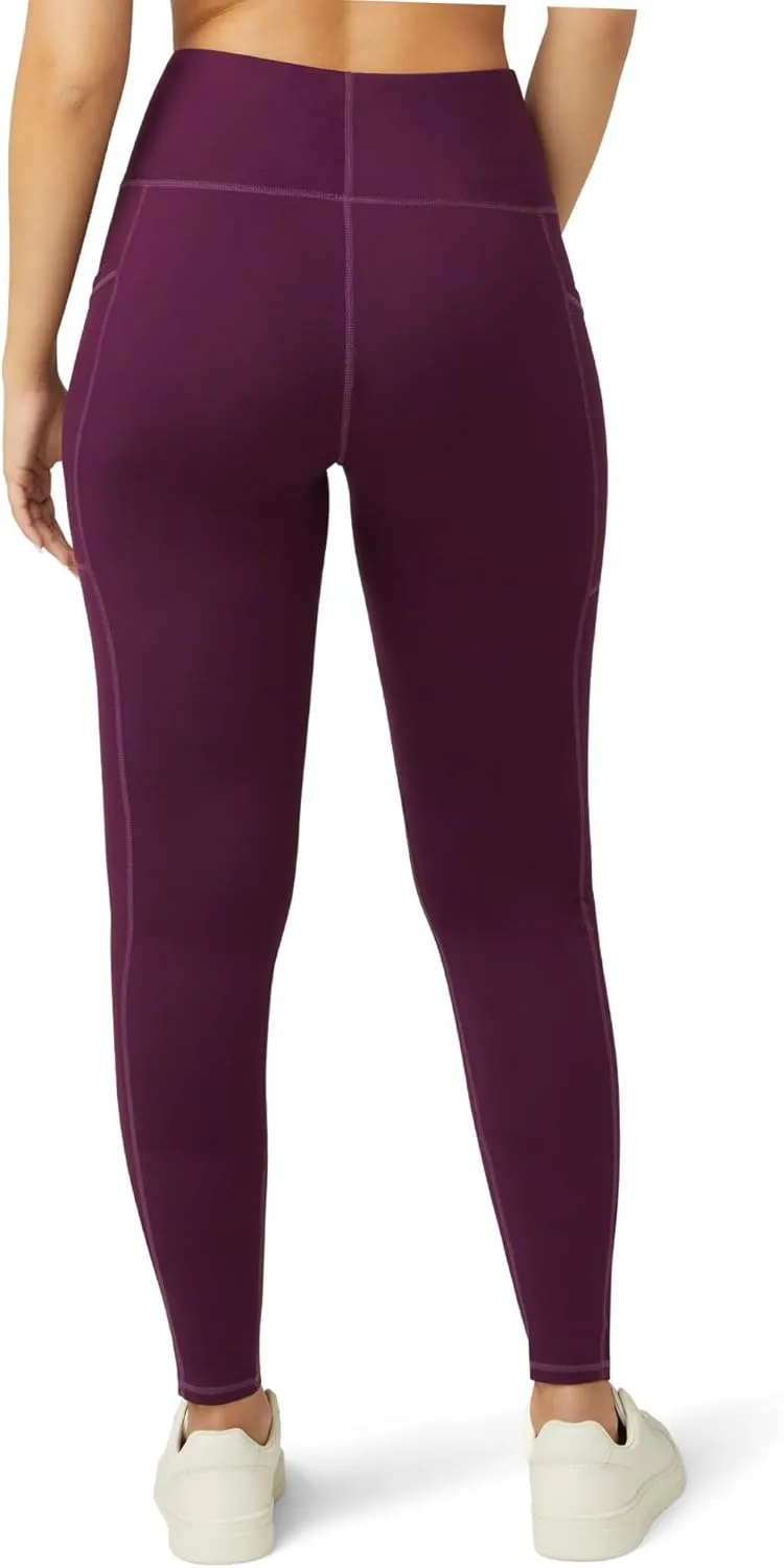 No Nonsense Leggings for Women with Tummy Control and Pockets, Athletic High Waist Yoga Pants