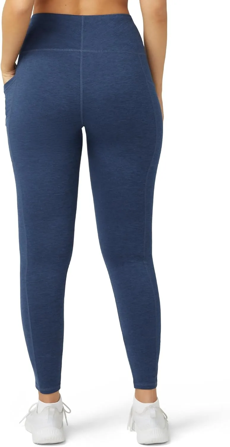 No Nonsense Leggings for Women with Tummy Control and Pockets, Athletic High Waist Yoga Pants