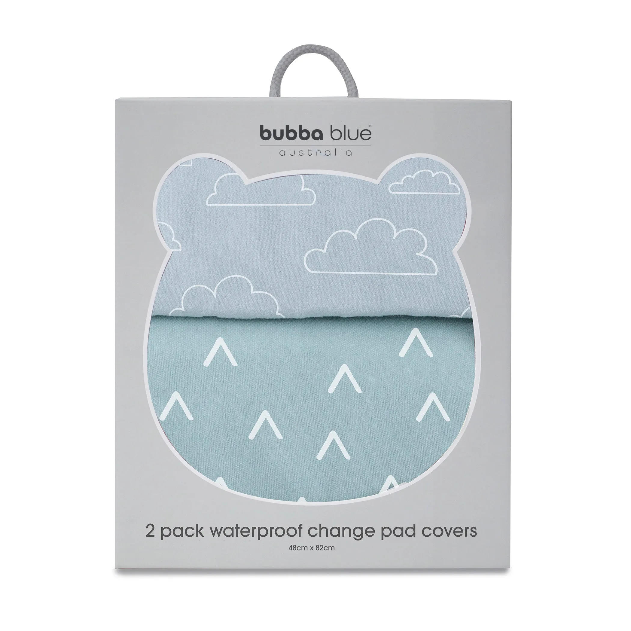 Nordic 2pk Waterproof Change Pad Covers Dusty Sky/Mint