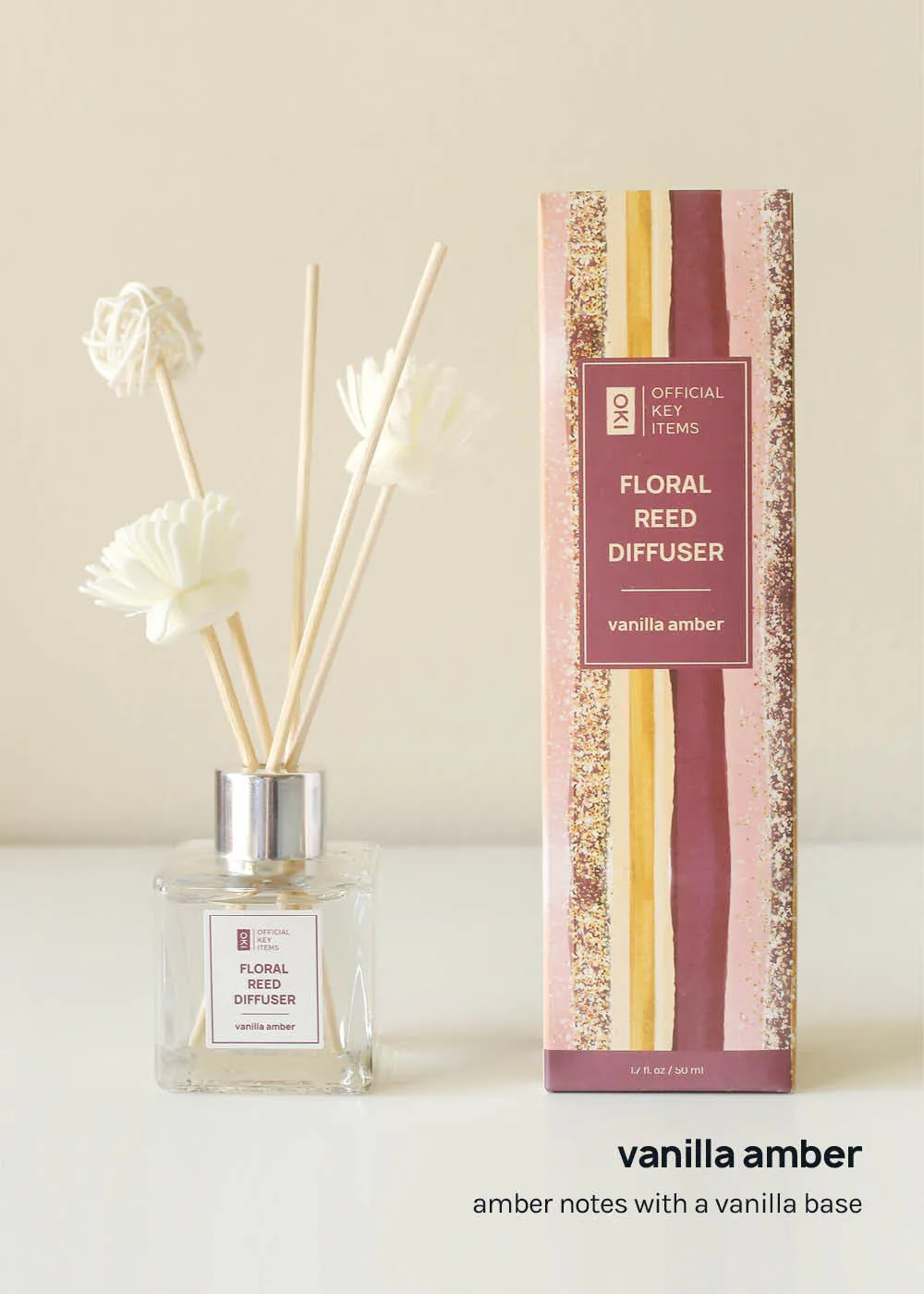 Official Key Items Floral Reed Diffuser