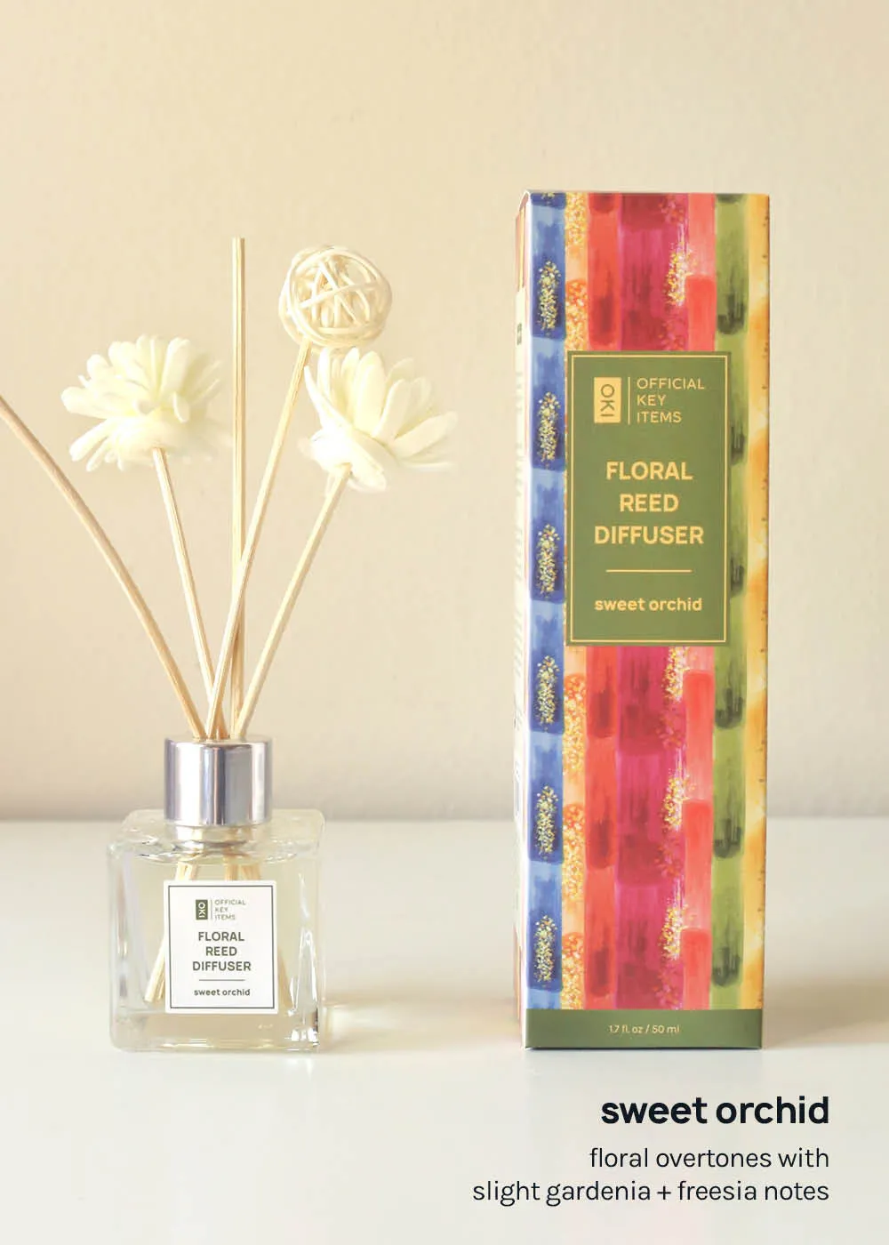 Official Key Items Floral Reed Diffuser