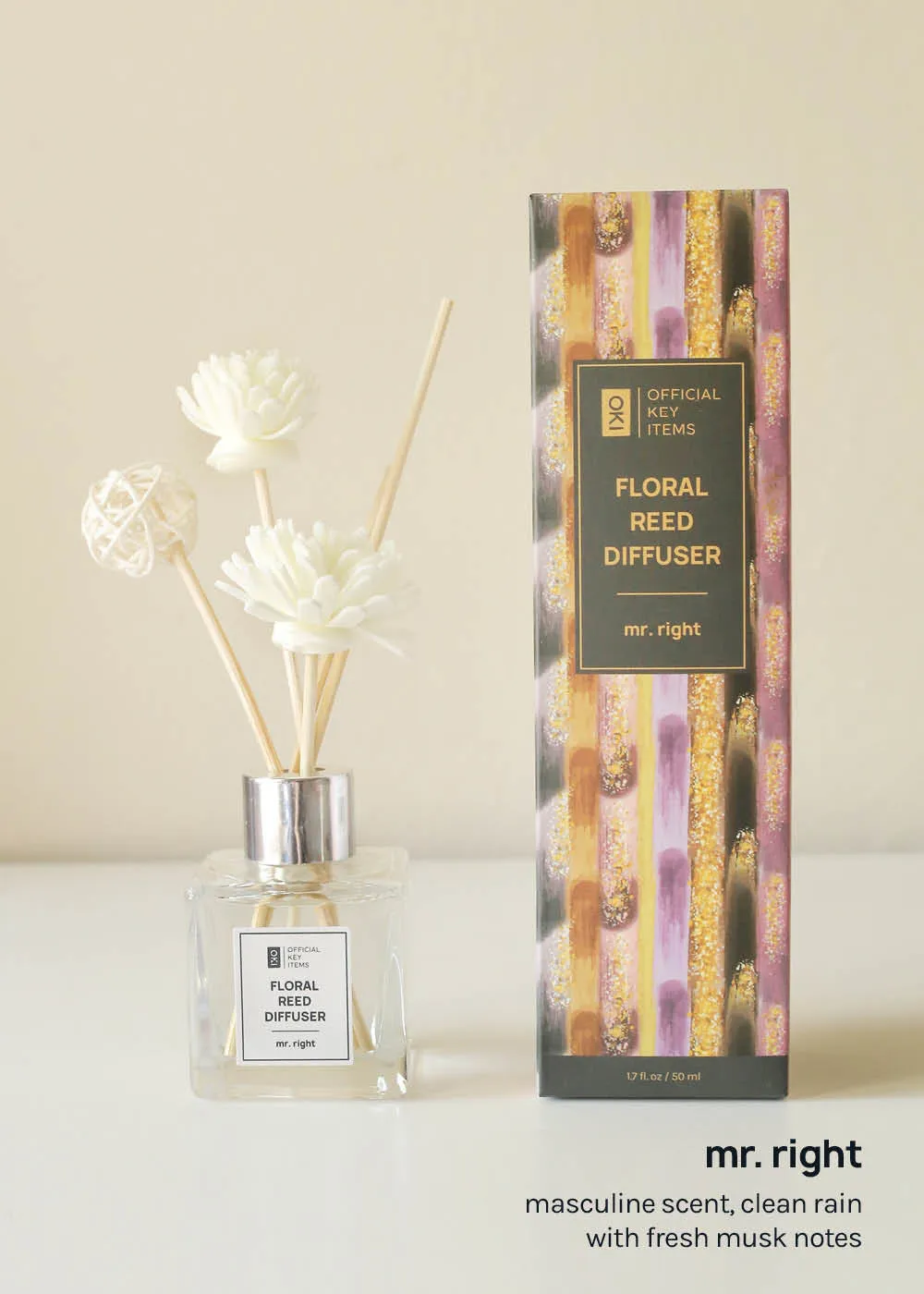 Official Key Items Floral Reed Diffuser