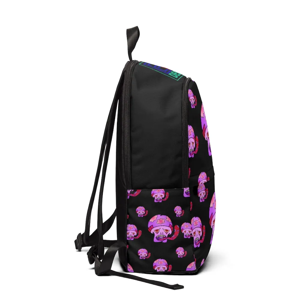 Pink Shroom  Unisex Fabric Backpack