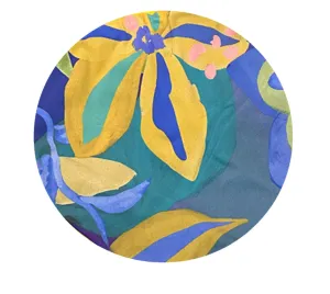 PURPLE RAIN LYCRA KIMONO