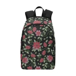 Red Beaded Rose Backpack for Adult