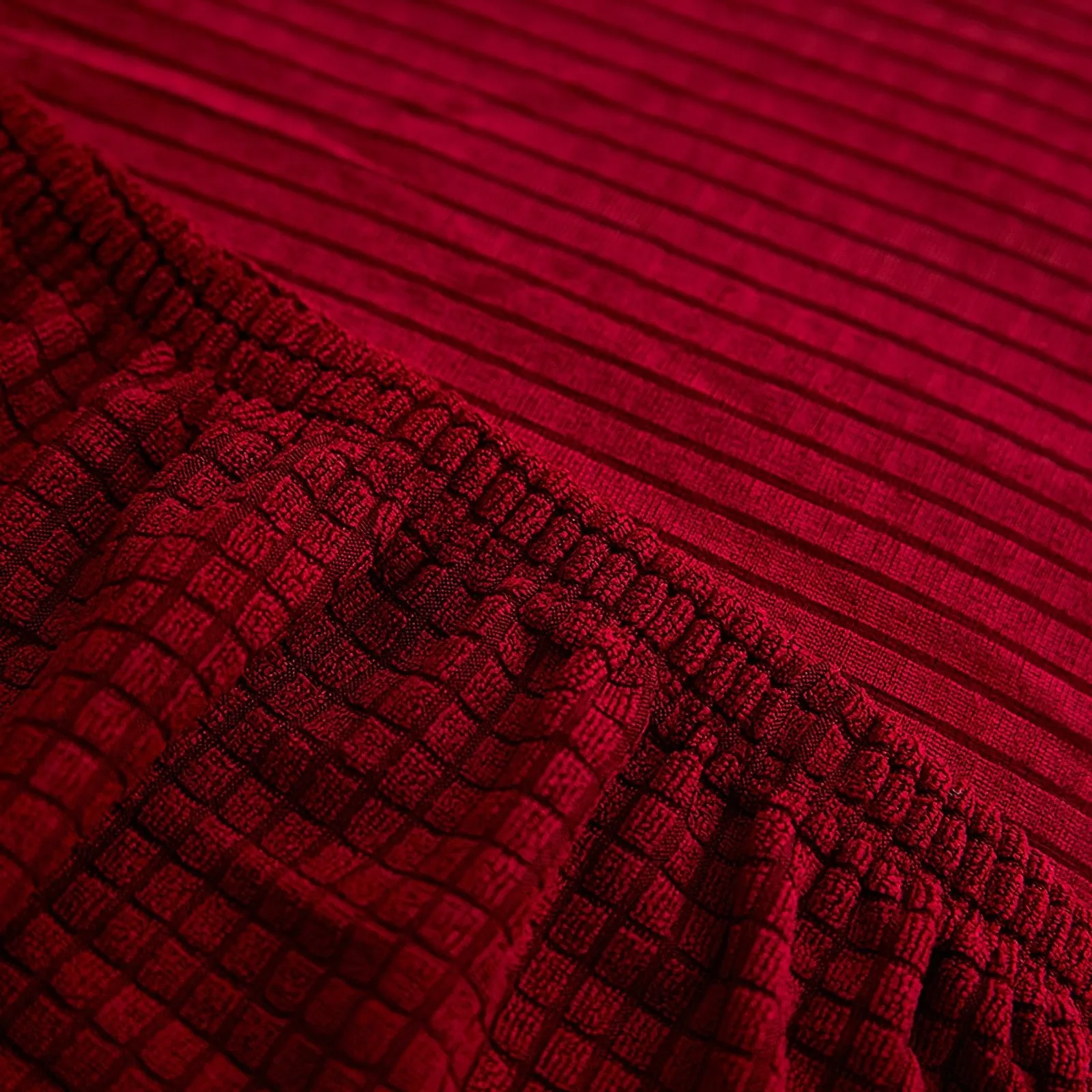 Red wine - 100% Waterproof and Ultra Resistant Stretch Armchair and Sofa Covers - The Sofa Cover House