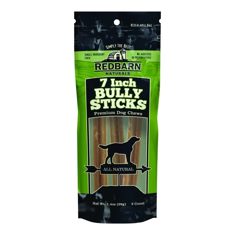 REDBARN 7" Bully Stick 3pk
