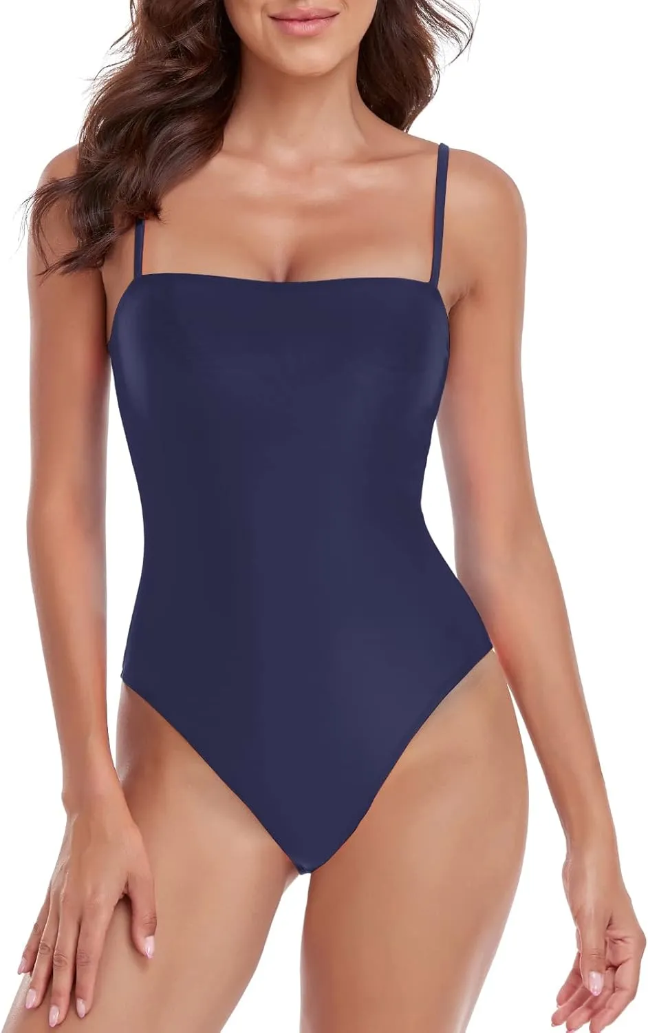 RELLECIGA Women's Bandeau One Piece Swimsuits