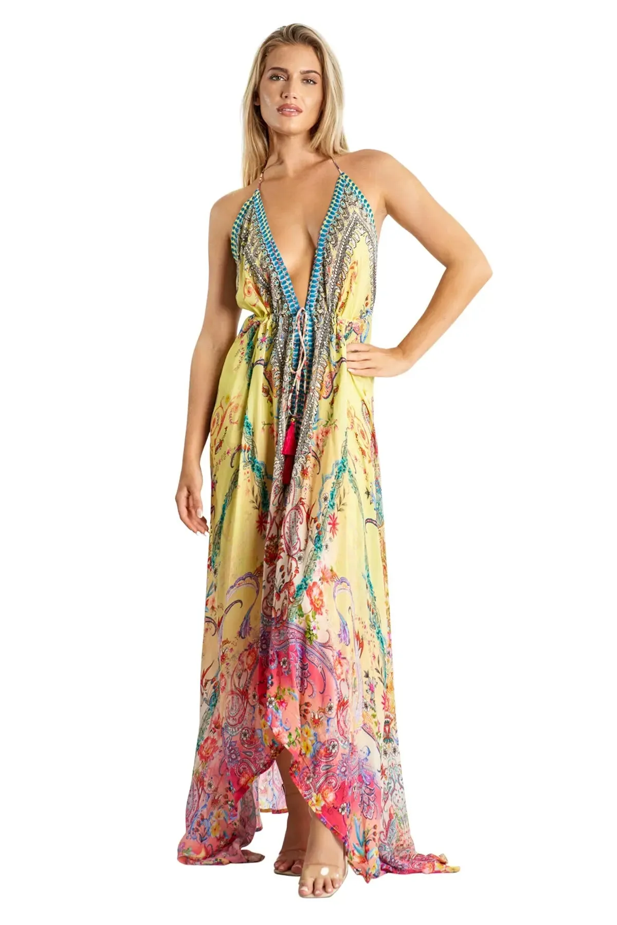 Resortwear Maxi Halter Dress