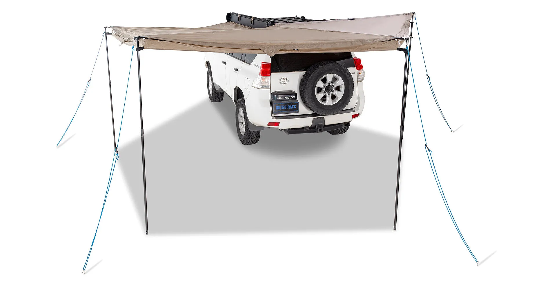 Rhino Rack Left Side Mounted Batwing UPF50  Awning with Stow-It Quick Mount System - 33114 (Pickup Only)