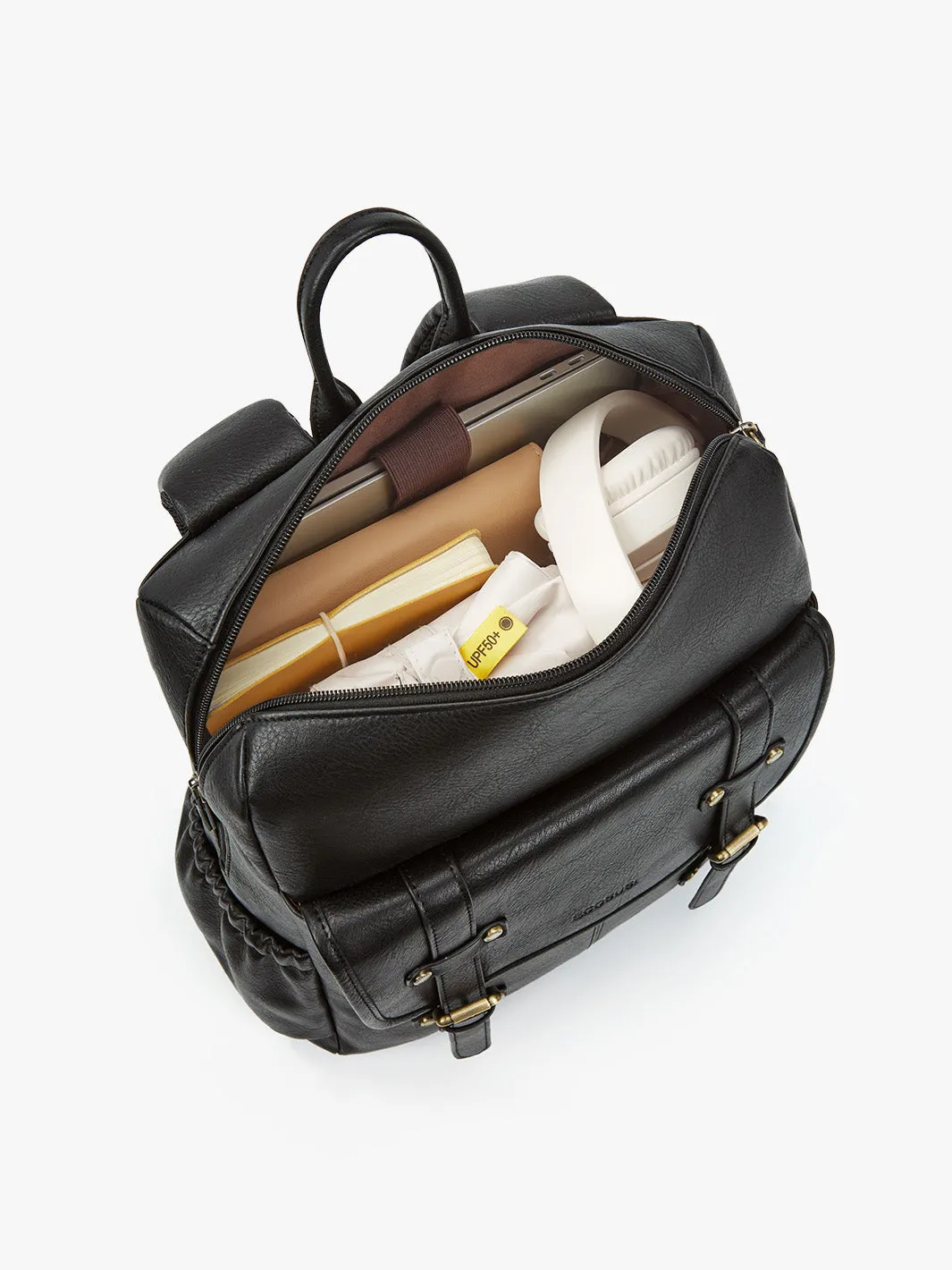 Scarlett Flip Zipper Vegan 15.6-Inch Backpack