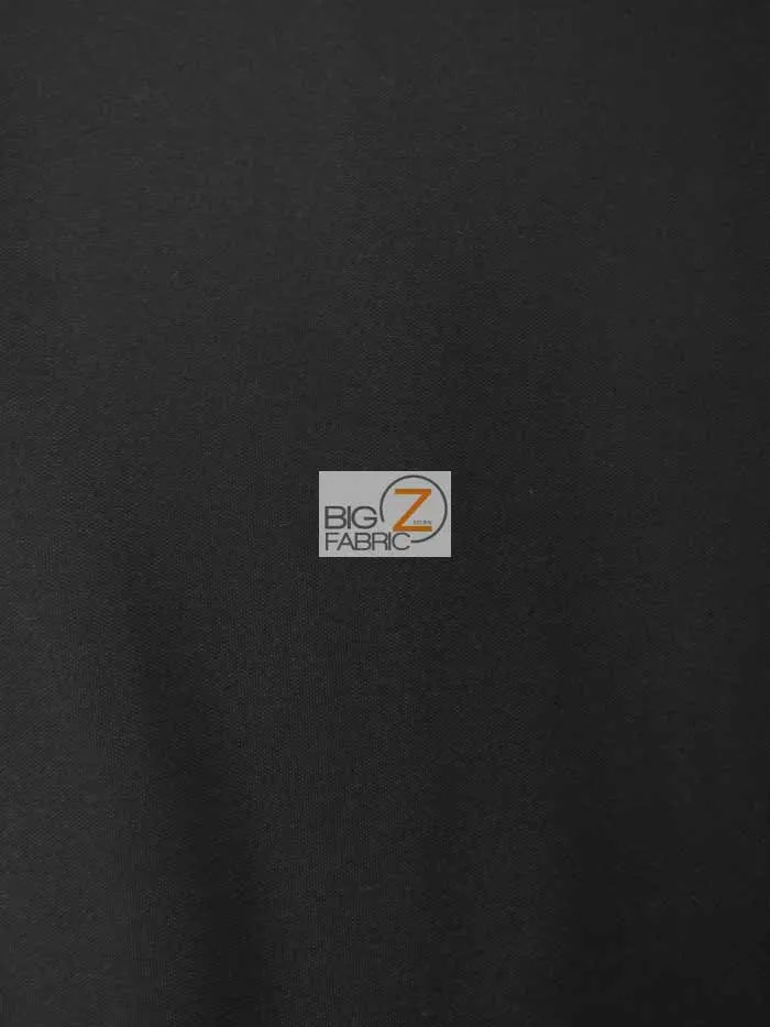 Solid Canvas Outdoor Anti-UV Waterproof Fabric / Black / 20 Yard Roll