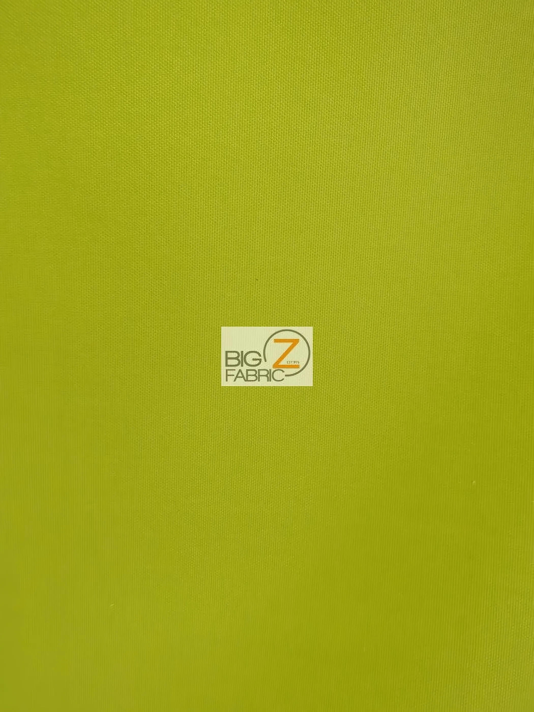 Solid Canvas Outdoor Anti-UV Waterproof Fabric / Lime / 40 Yard Roll