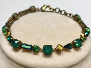 Sorrelli Geometric Crystal Line Bracelet