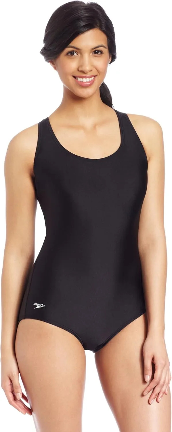 Speedo Women's Swimsuit One Piece Powerflex Ultraback Solid