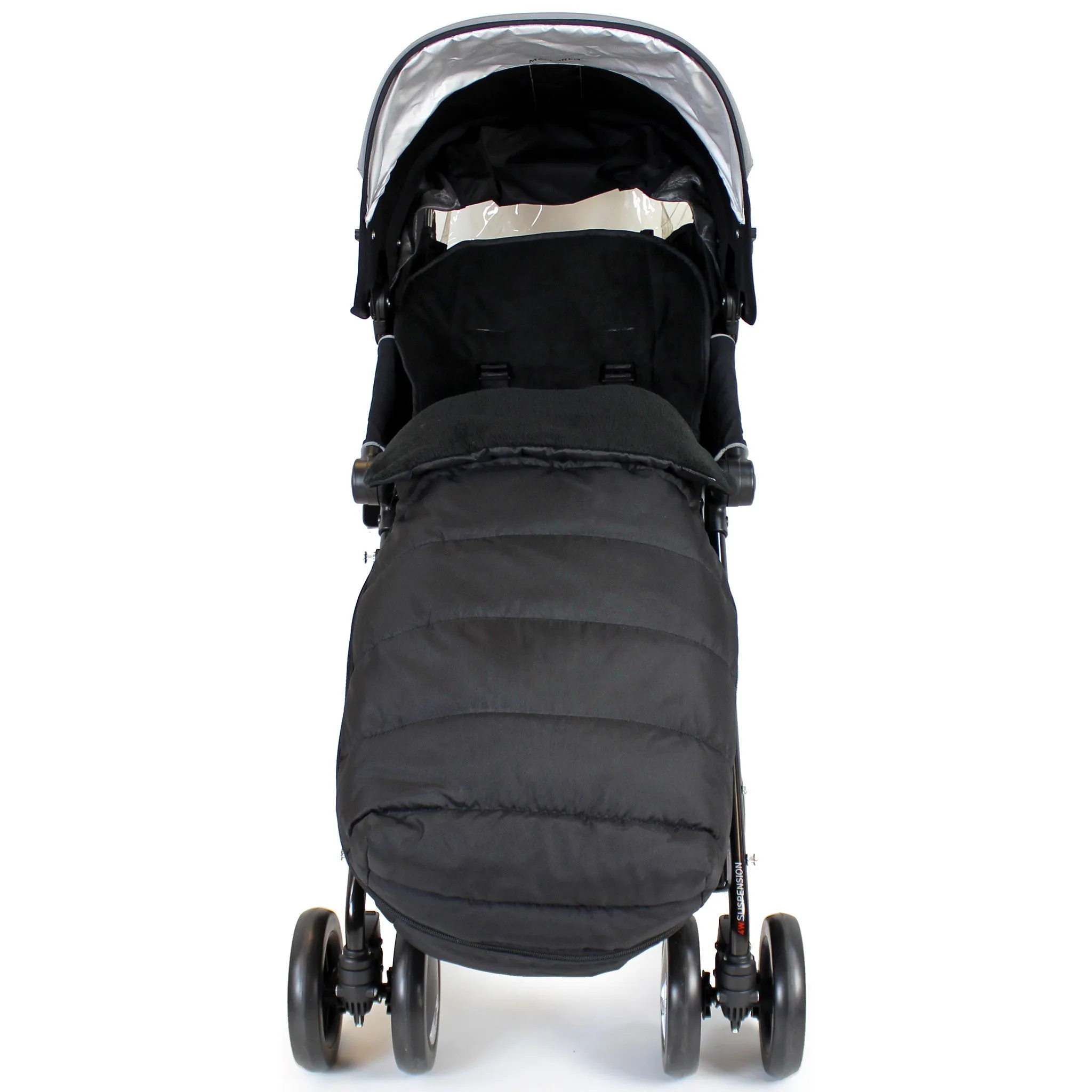 Stroller Footmuff Liner Large Toddler Sleeping Bag - Black