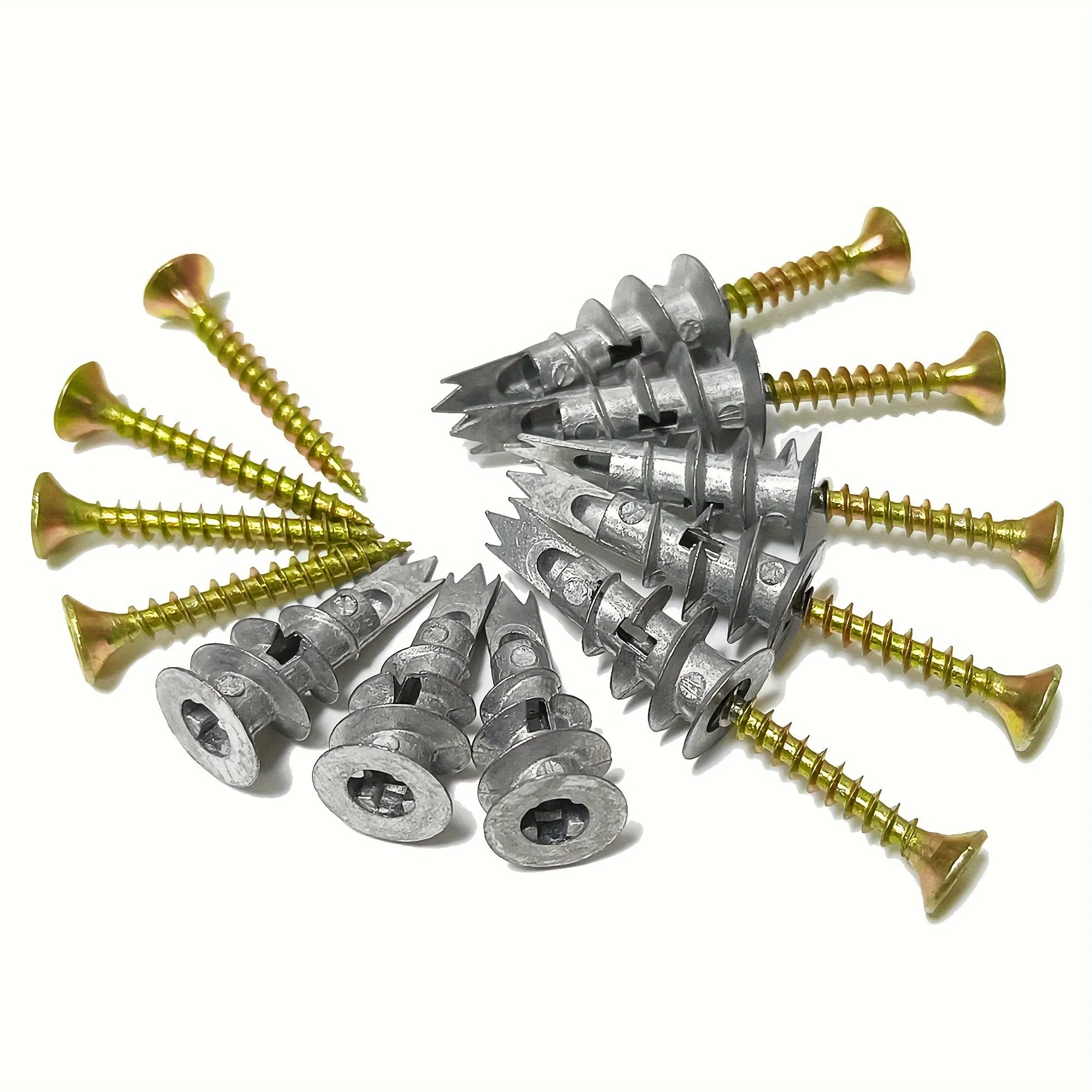 Strong Zinc Drywall Anchors Kit with HeavyDuty Screws 3054pcs