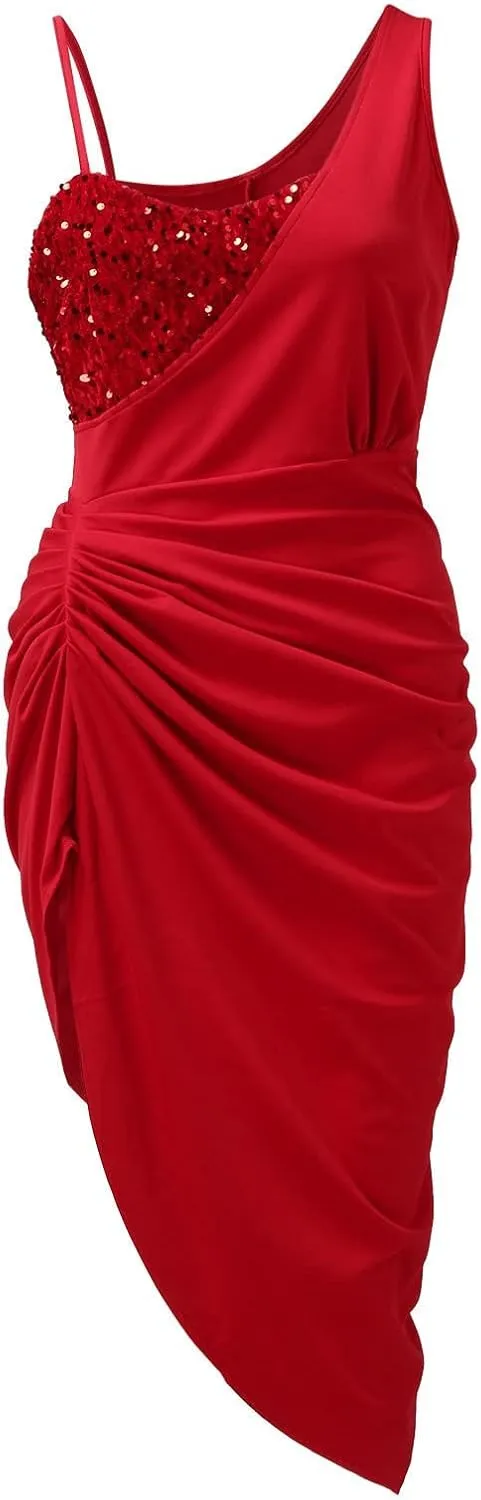 Summer Women Dresses for Wedding Guest Formal Sleeveless Sequin Patchwork Dress Sundress Sexy Cocktail Prom Ball Gown
