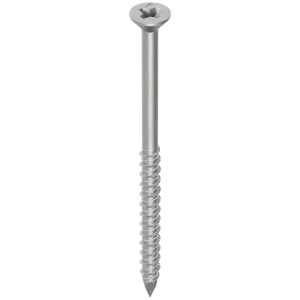 Titen® 1/4 in. x 4 in. Phillips Flat-Head Stainless-Steel Concrete and Masonry Screw (100-Qty)