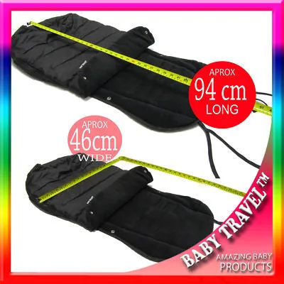 Universal Deluxe  Footmuff  - Black