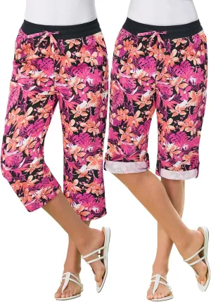 Woman Within Plus Size Convertible Length Cargo Capri/Bermuda