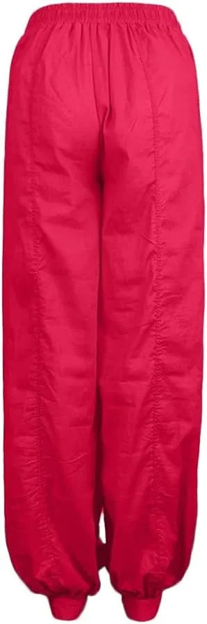 Women Linen Pants Wide Leg Baggy Dressy Beach Wide Leg Pants with Pockets Solid Work Palazzo Pants for Women Dressy