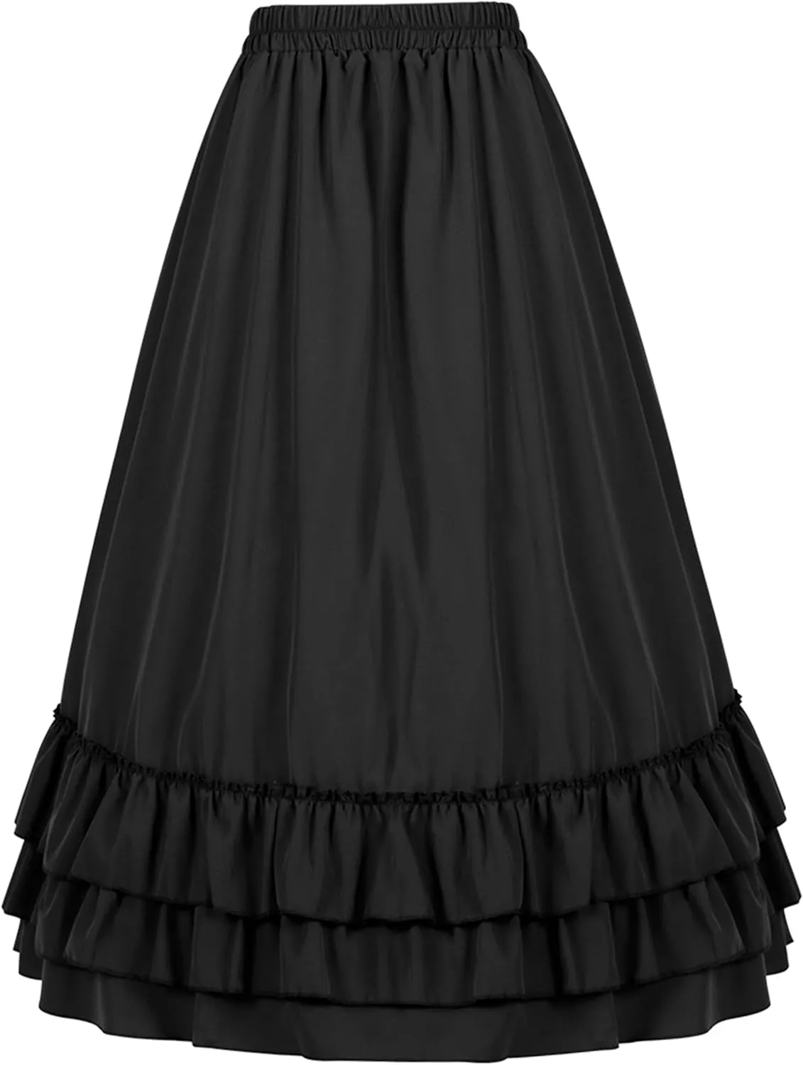 Women Long Skirt Vintage High Waist Renaissance Style Gothic Victorian Maxi Skirt Pirate Viking Skirt for Women