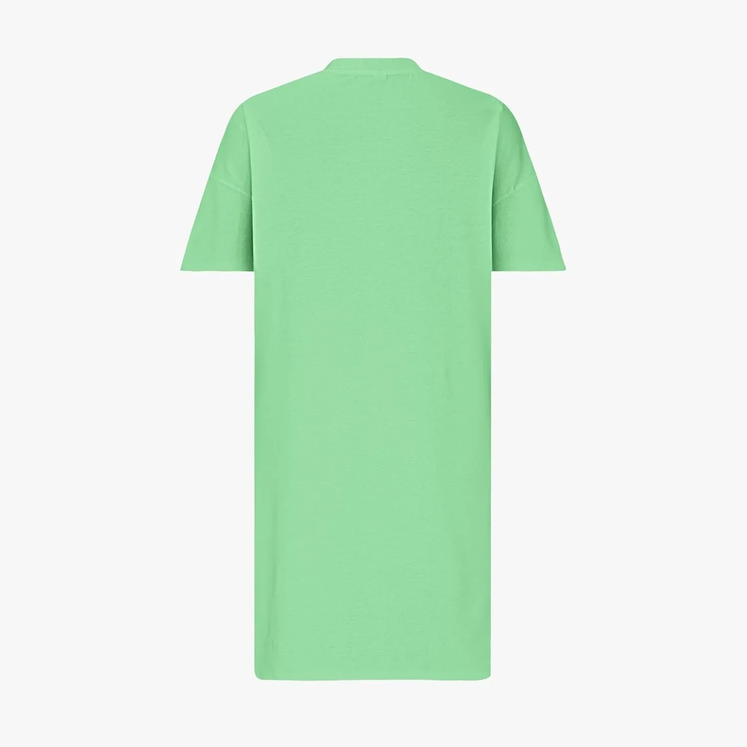 XUNRYAN Summer Womens Tshirt Dresses Plus Size Ladies Midi Dress Short Sleeve Knee Length V-Neck Casual Beach Sundress
